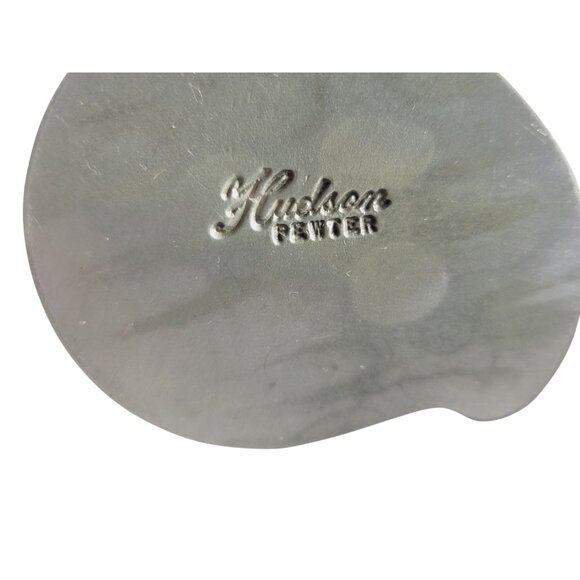 Vintage Hudson Pewter Kneeling Native American Hunter Statue 1970 - Picture 9 of 10